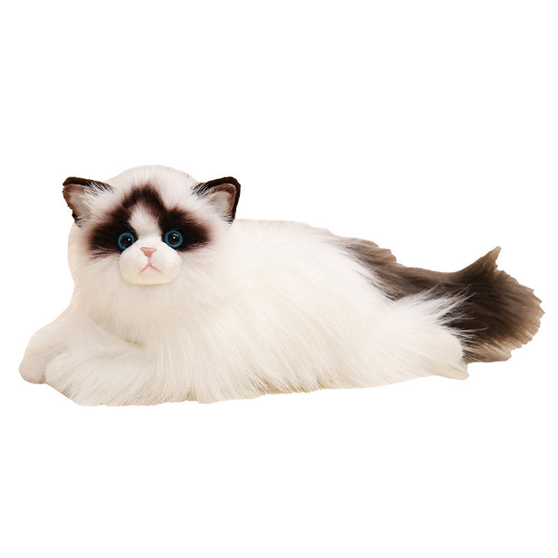 Realistic Ragdoll Cat Plush toy triver