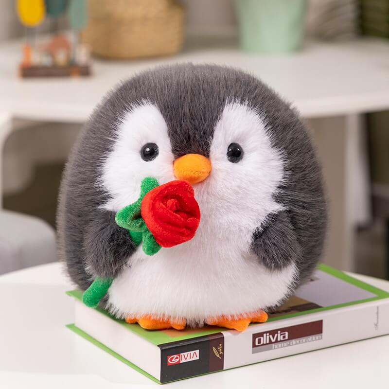 Cute Rose Penguin Plush Toy Toy Triver