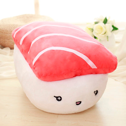 Salmon Tuna Sushi Plush Toy Stuffed Doll Pillow toy triver