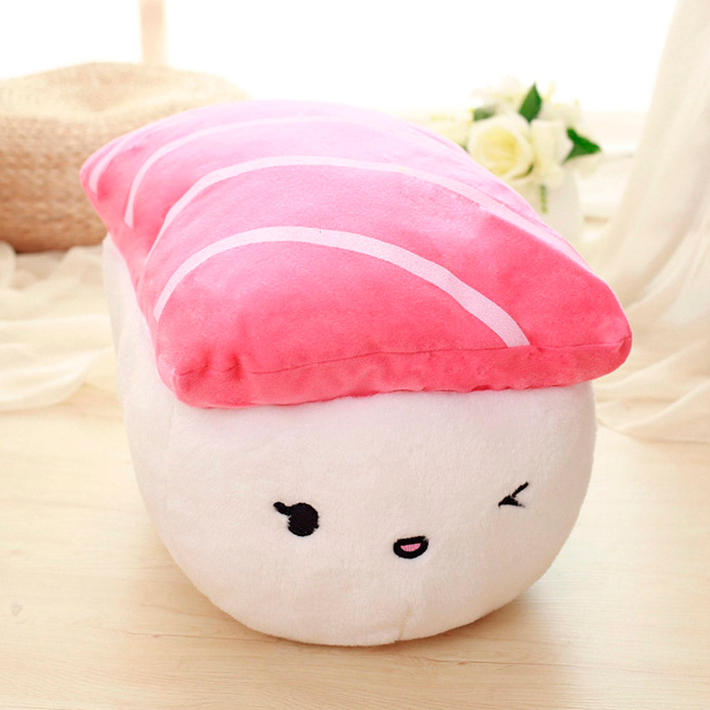 Salmon Tuna Sushi Plush Toy Stuffed Doll Pillow toy triver