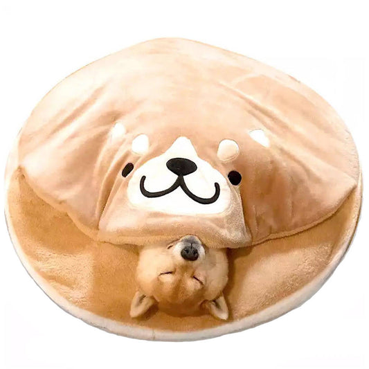 Shiba Inu Kennel Cat Dog Beds Pet Mats Nest Plush Blanket toy triver