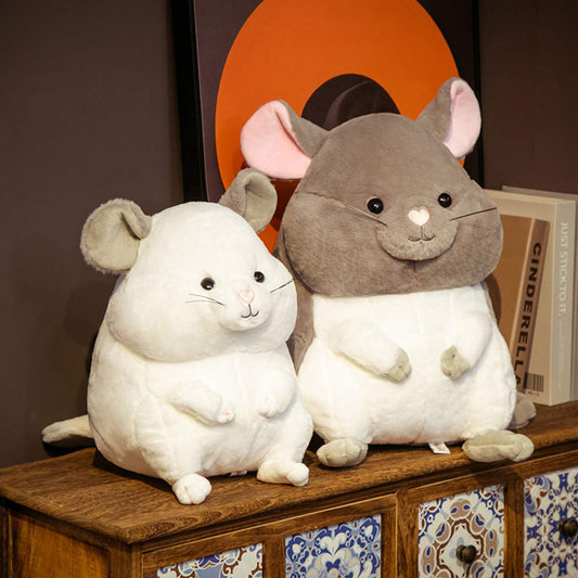 Sitting Mouse Chinchilla Plush Toy Stuffed Animal toy triver