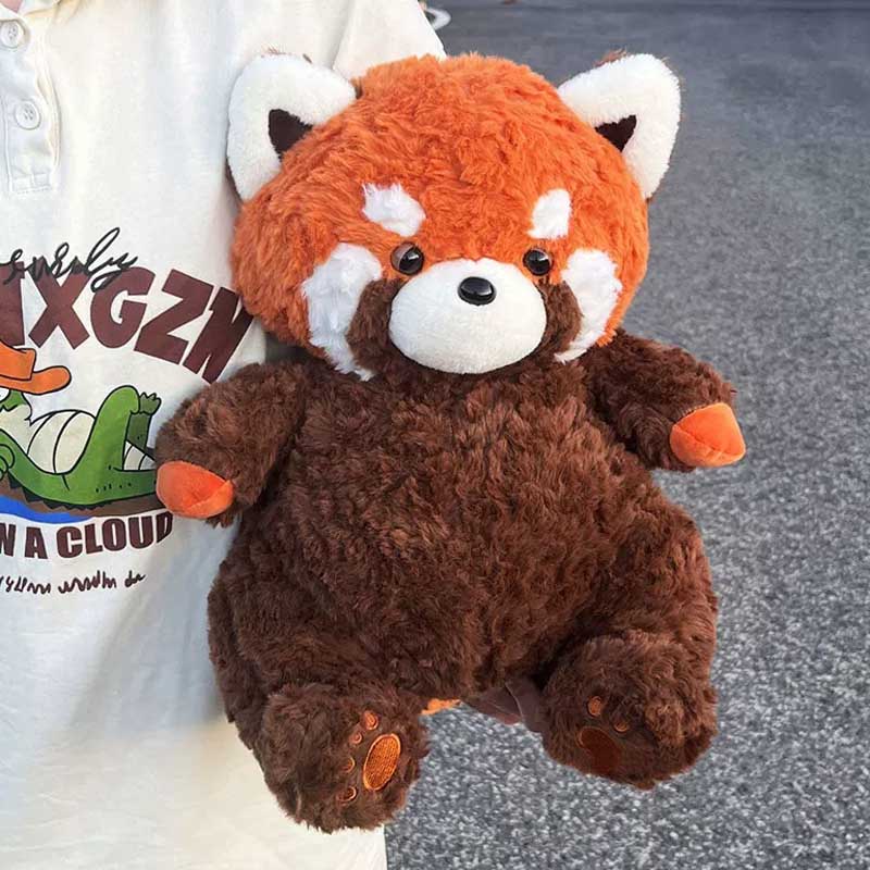 Sleepy Red Panda Plush Toy toy triver