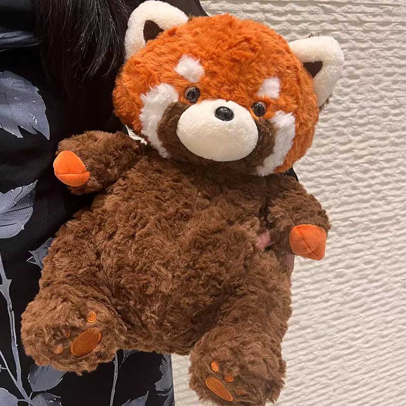 Sleepy Red Panda Plush Toy toy triver