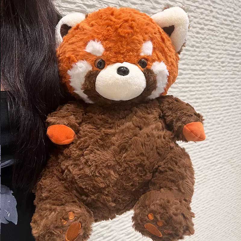 Sleepy Red Panda Plush Toy toy triver