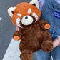 Sleepy Red Panda Plush Toy toy triver