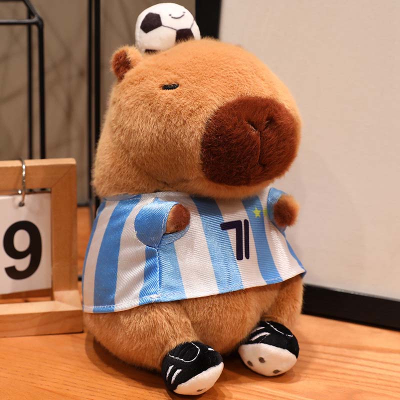 Soccer Capybara Plush