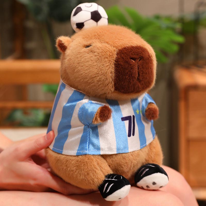Soccer Capybara Plush