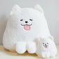 White Samoyed Dog Plush toy triver