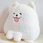 White Samoyed Dog Plush toy triver