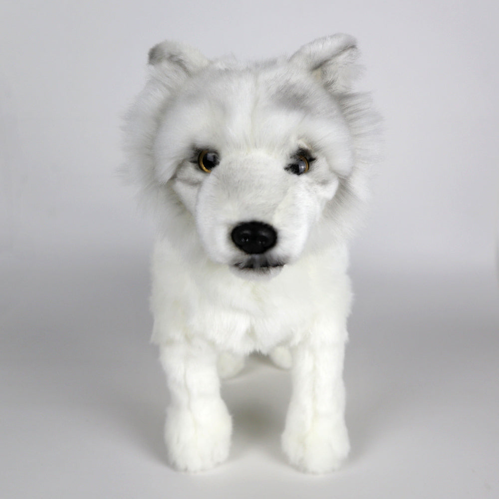 White Wolf Plush Toy toy triver