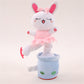 Skating Bunny Electronic Recording Dancing Muscial Plush Toy toy triver