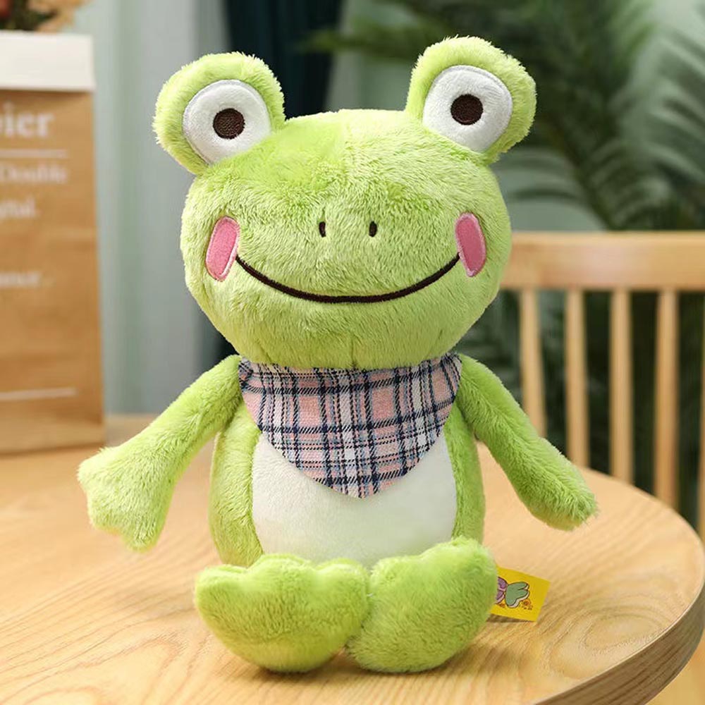 Kawaii Green Frog Plush Toys Stuffed Animals Doll toy triver