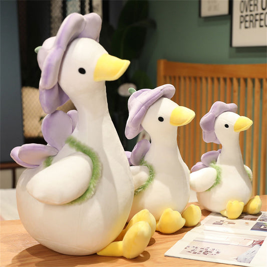 Kawaii Flower Duck Stuffed Animal Plush Toy toy triver