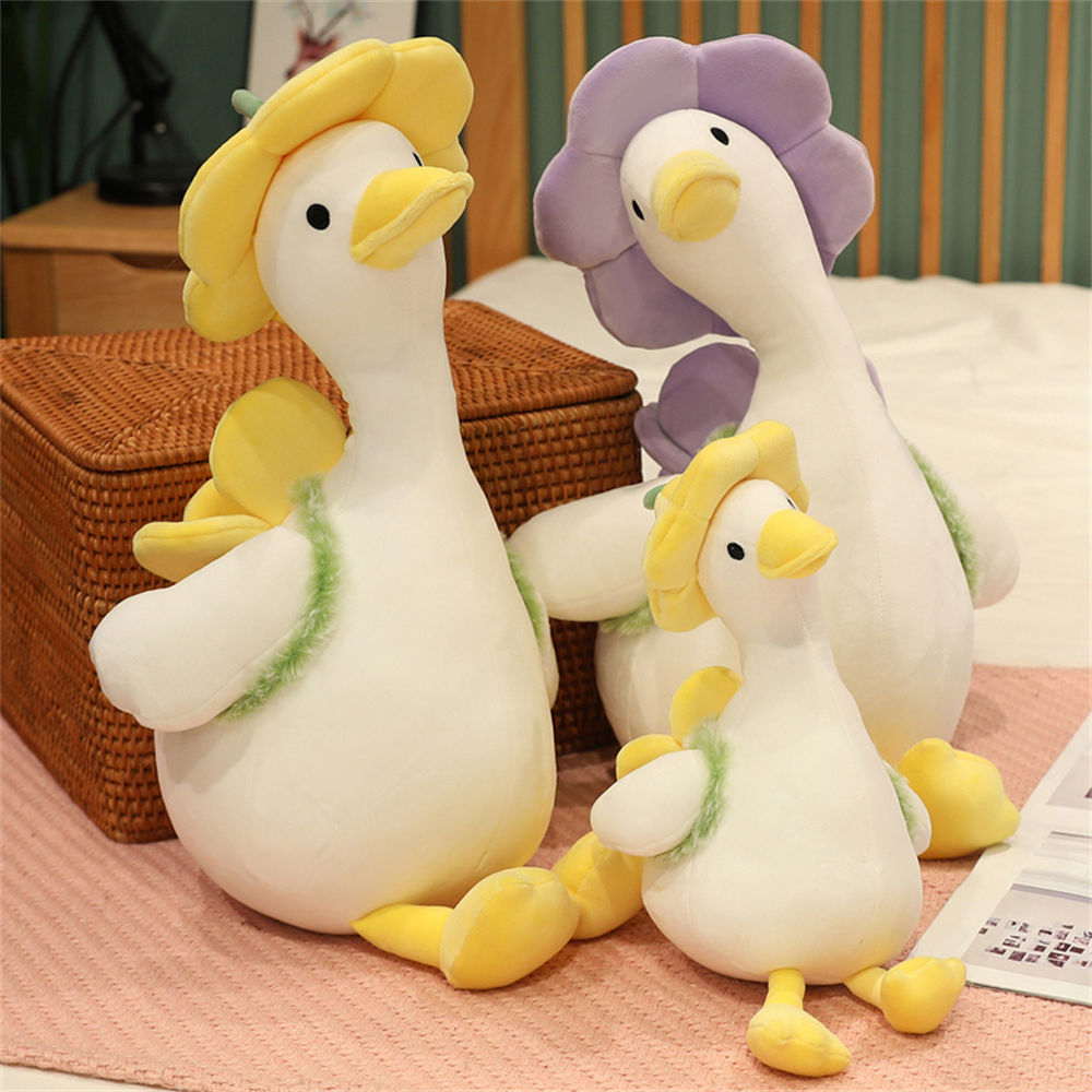 Kawaii Flower Duck Stuffed Animal Plush Toy toy triver