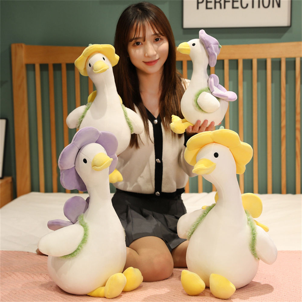 Kawaii Flower Duck Stuffed Animal Plush Toy toy triver