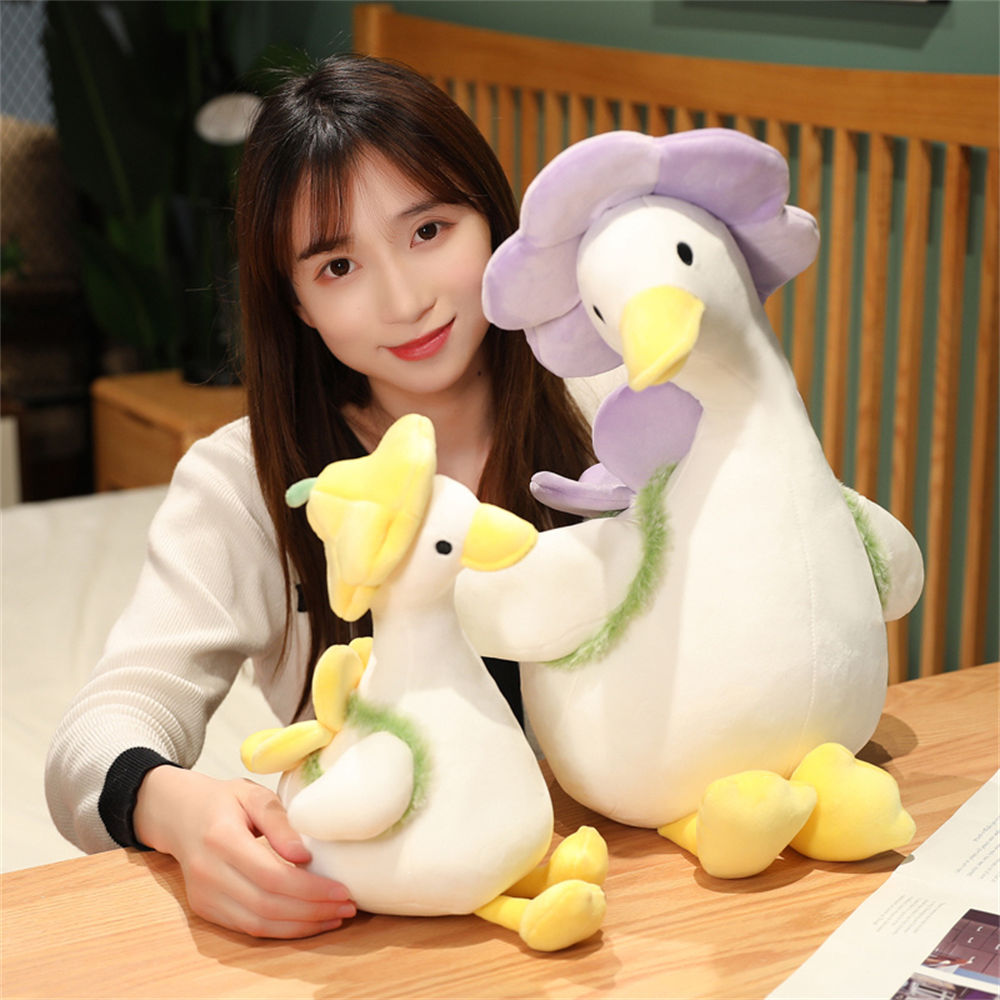 Kawaii Flower Duck Stuffed Animal Plush Toy toy triver