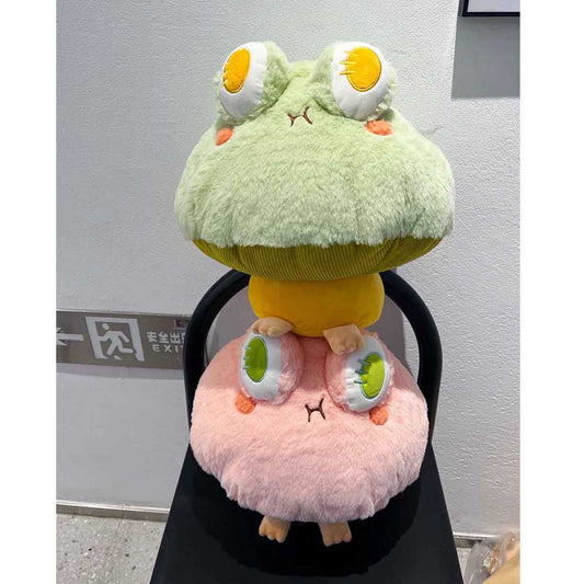 Funny Mushroom Frog Plush Toy toy triver