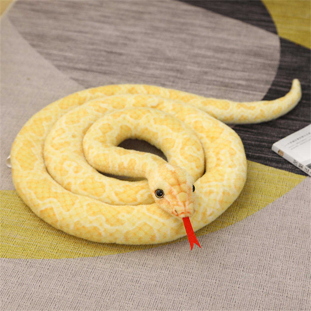 Giant Python Snake Stuffed Animal Plush toy triver