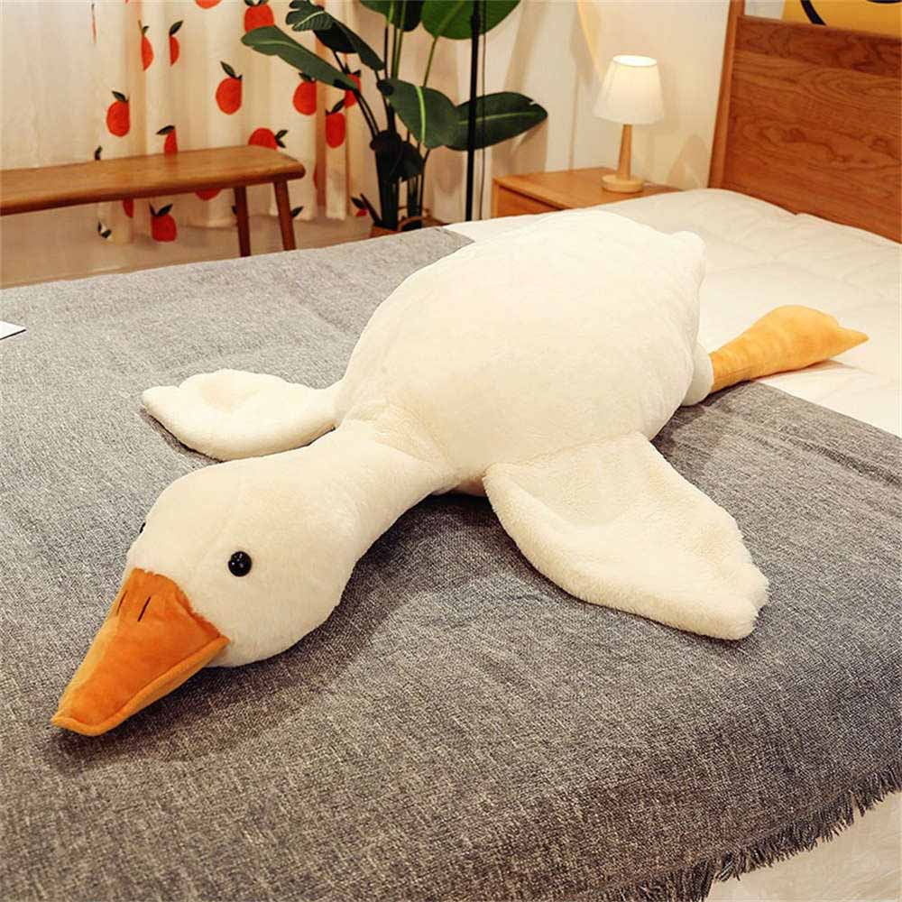 Giant White Goose Soft Toys Cuddly Plush toy triver