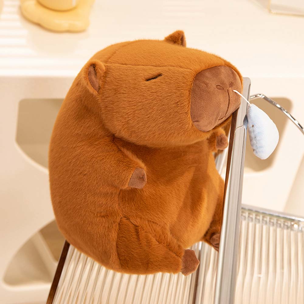 Kawaii Snot Nosed Capybara Plush Toy toy triver