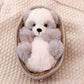 Kawaii Baby Panda In Basket Stuffed Animal Plush toy triver