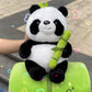 Kawaiii Panda In Bamboo Bag Plush Toy Toy Triver