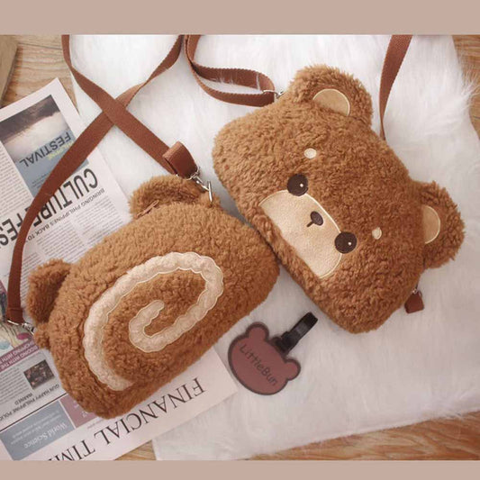 Kawaii Bear Crossbody Shoulder Bag toy triver