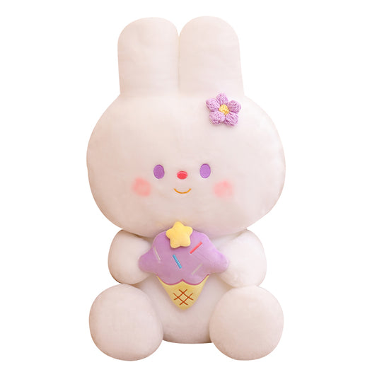Ice Cream Bunny Stuffed Animal Plush Toy toy triver