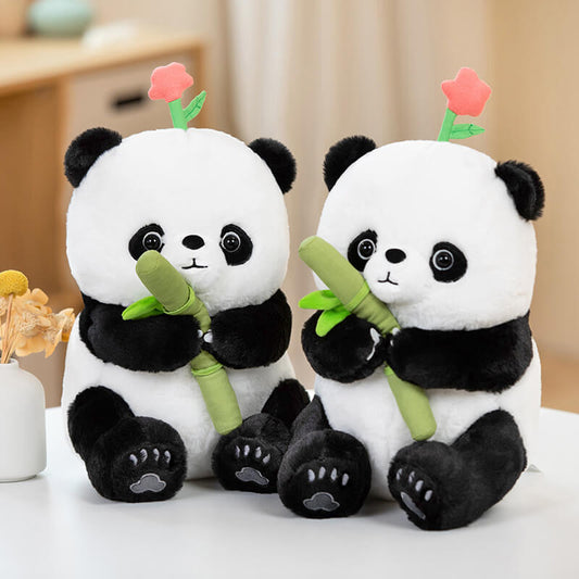 Kawaii Flower Panda Plush Toy Toy Triver