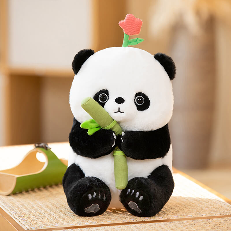 Kawaii Flower Panda Plush Toy Toy Triver