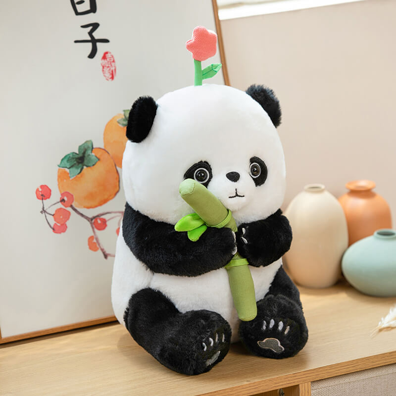 Kawaii Flower Panda Plush Toy Toy Triver