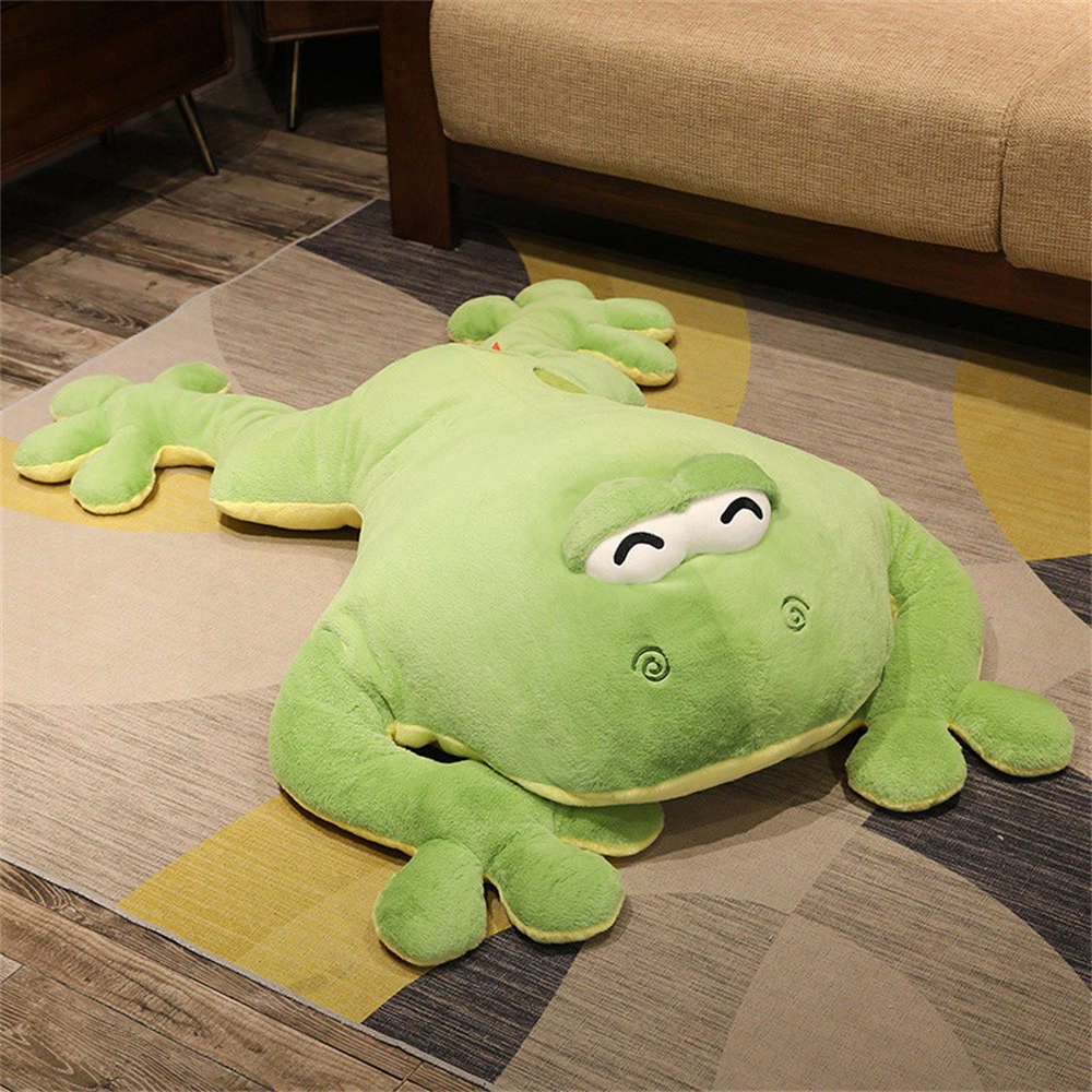 Kawaii Giant Green Frog Plush Toy toy triver