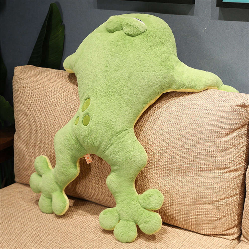 Kawaii Giant Green Frog Plush Toy toy triver