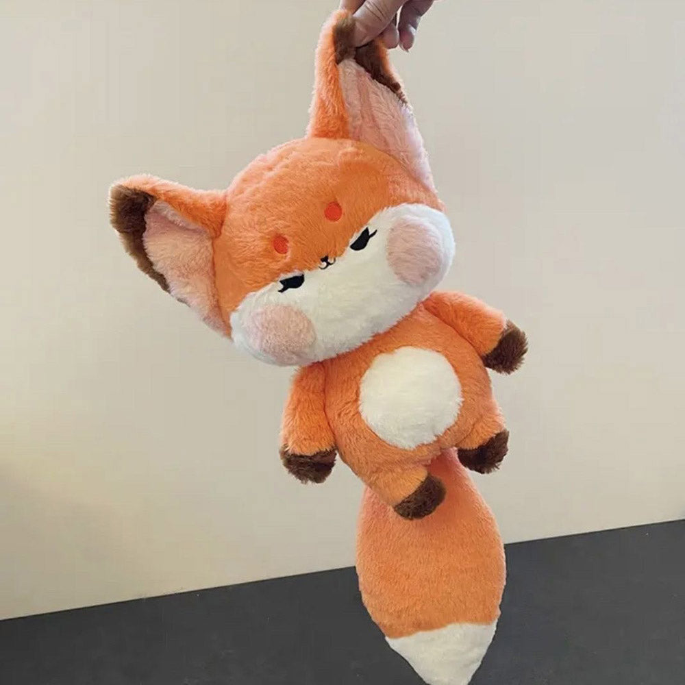 Kawaii Long Tail Fox Plush Stuffed Animal toy triver