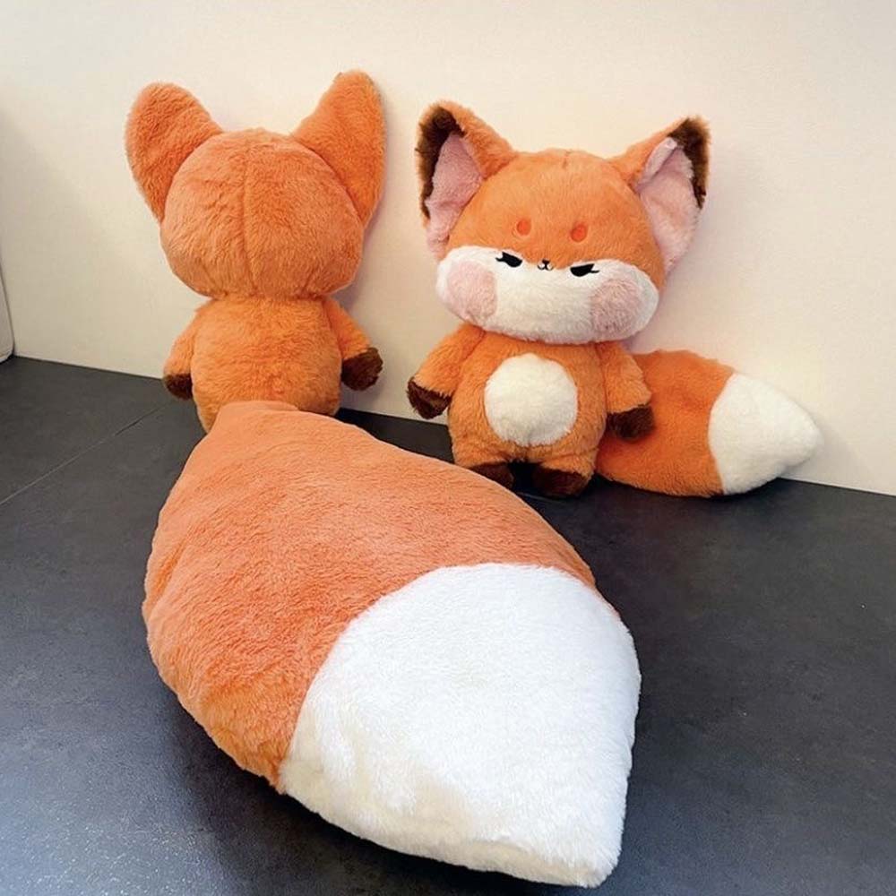 Kawaii Long Tail Fox Plush Stuffed Animal toy triver