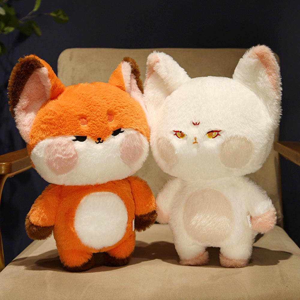 Kawaii Long Tail Fox Plush Stuffed Animal toy triver