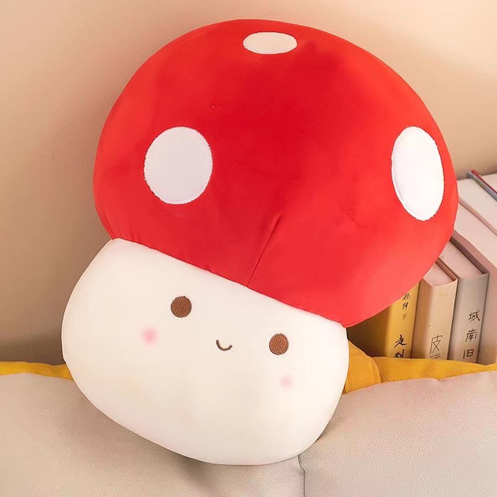 Kawaii Red Mushroom Plush Toys toy triver