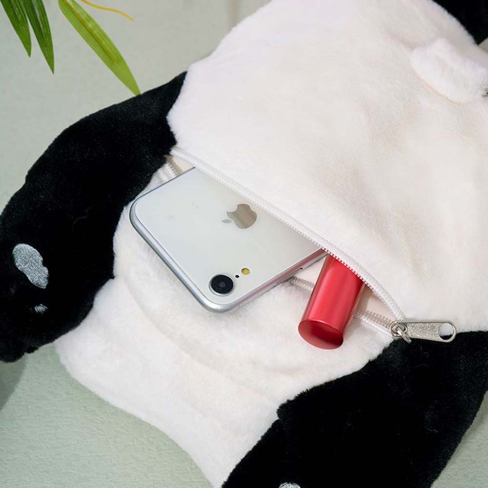 Kawaii Panda Crossbody Shoulder Plush Bag toy triver