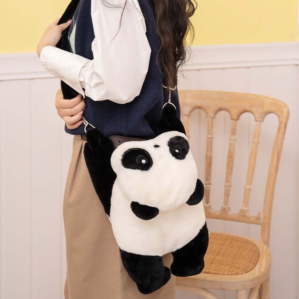 Kawaii Panda Crossbody Shoulder Plush Bag toy triver