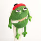 Kawaii Red Lip Frog Cushion Plush Toy toy triver