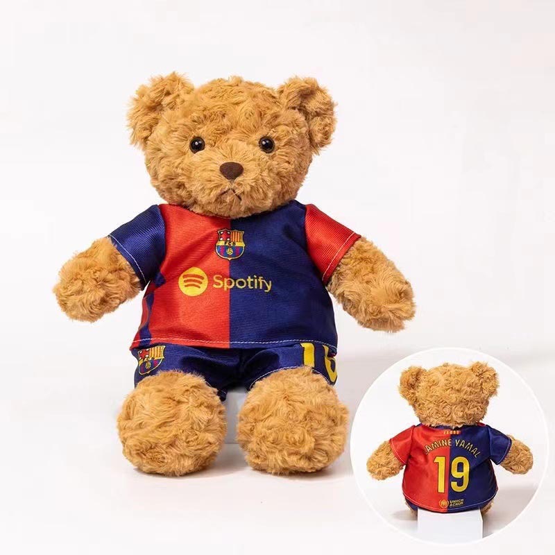 Football Player Messi Neymar Ronaldo Teddy Bear Plush Toy