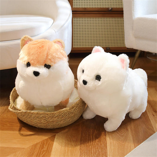 Kawaii Pomeranian Dog Plush Toy toy triver