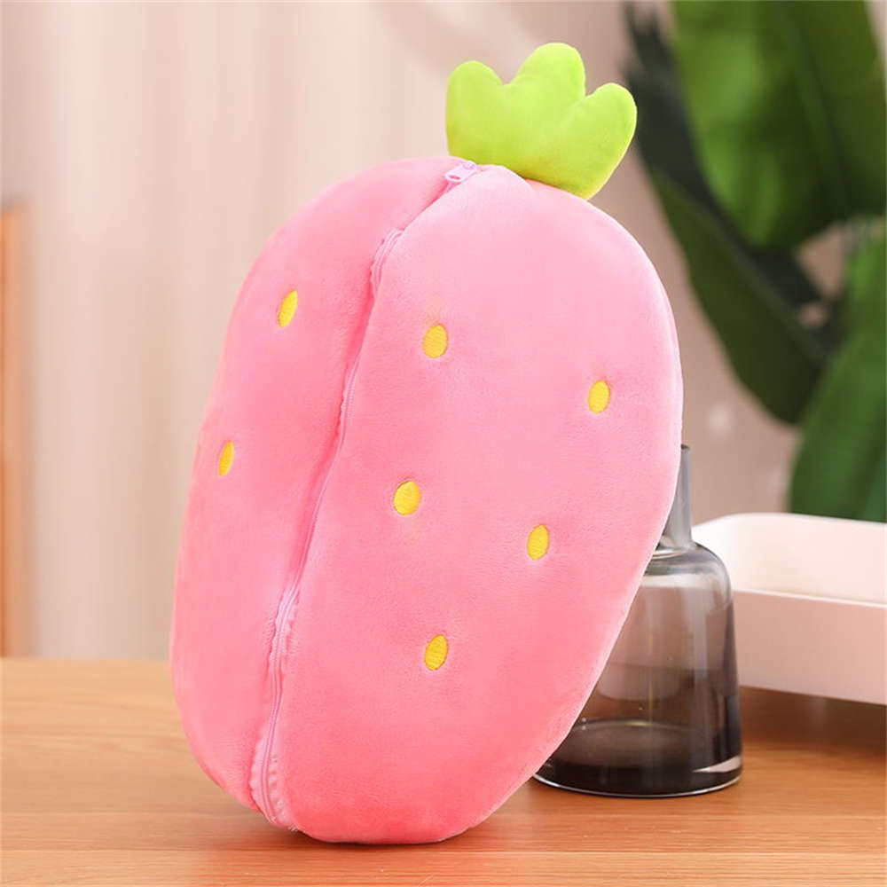 Reversible Strawberry Carrot Pineapple Dog Plush Toy toy triver